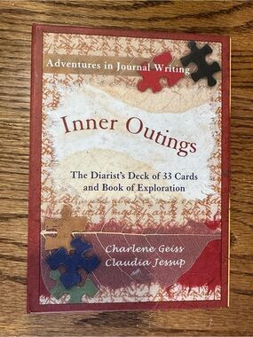 Journaling. Explore inner thoughts and experiences with these cards and book.